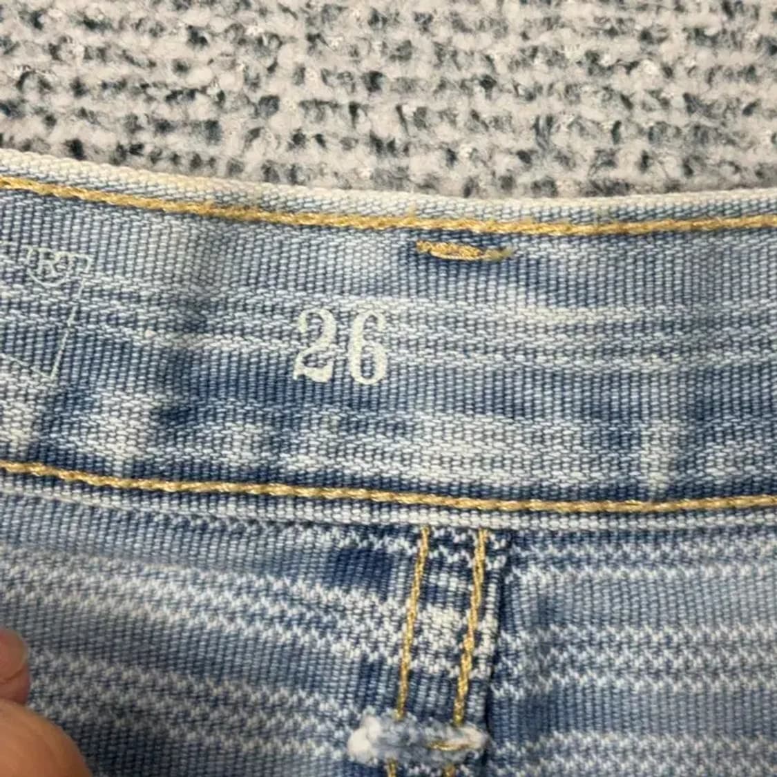 리바이스 오렌지탭 여성 연청 반바지 26 상품이미지8