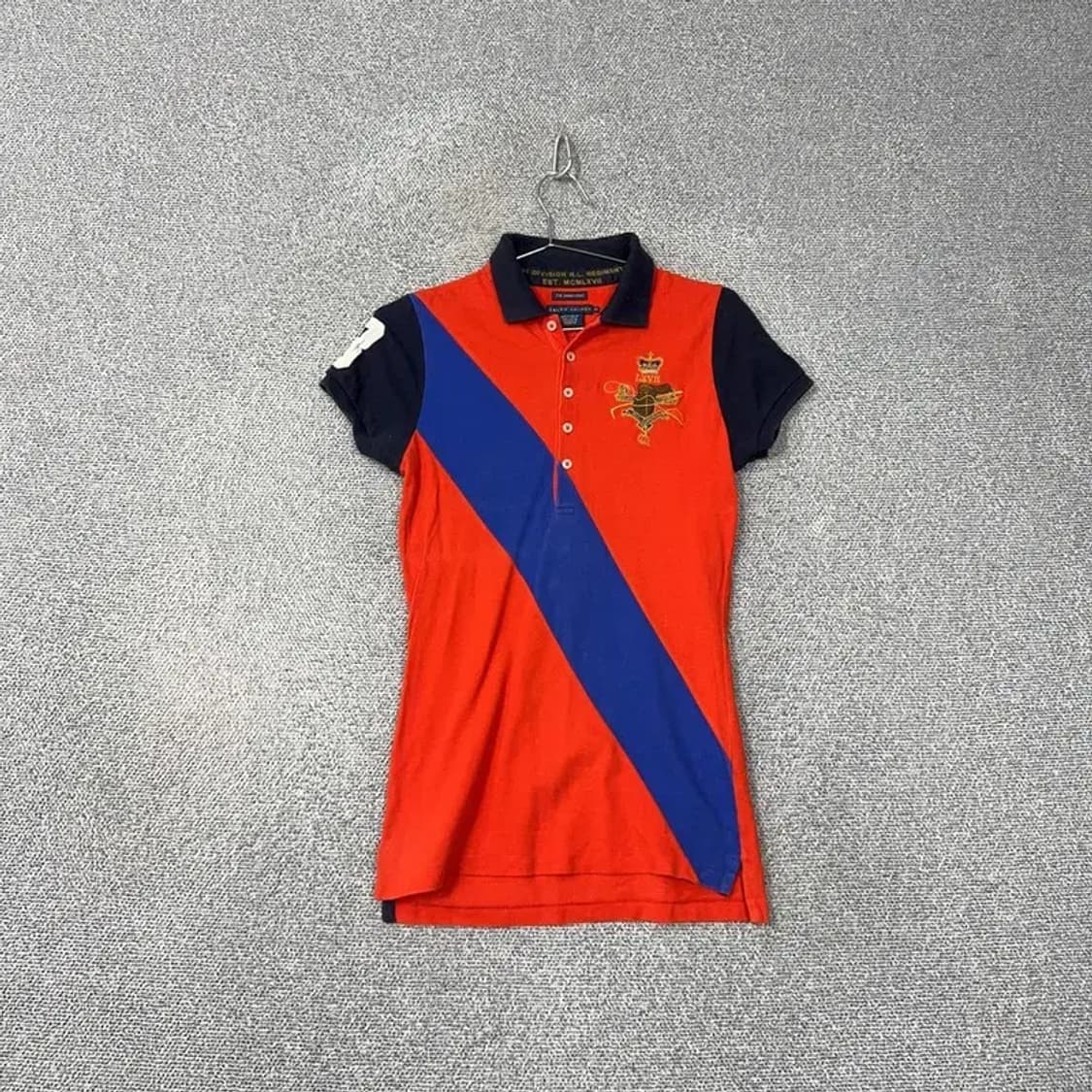 폴로 여성 스키니핏 반팔 카라티 M 상품이미지1