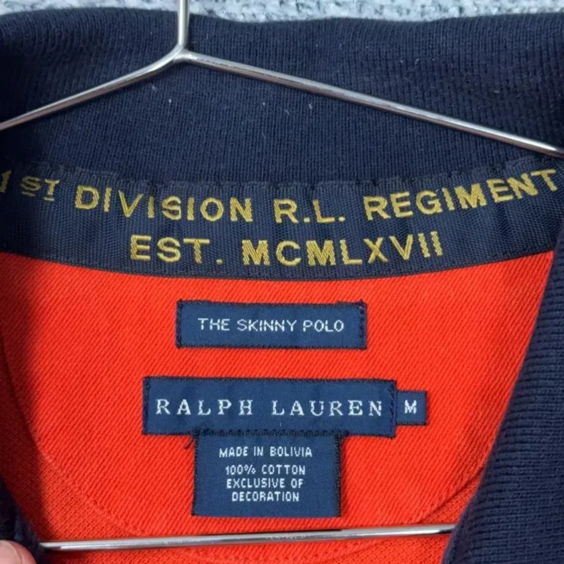 폴로 여성 스키니핏 반팔 카라티 M 상품이미지7