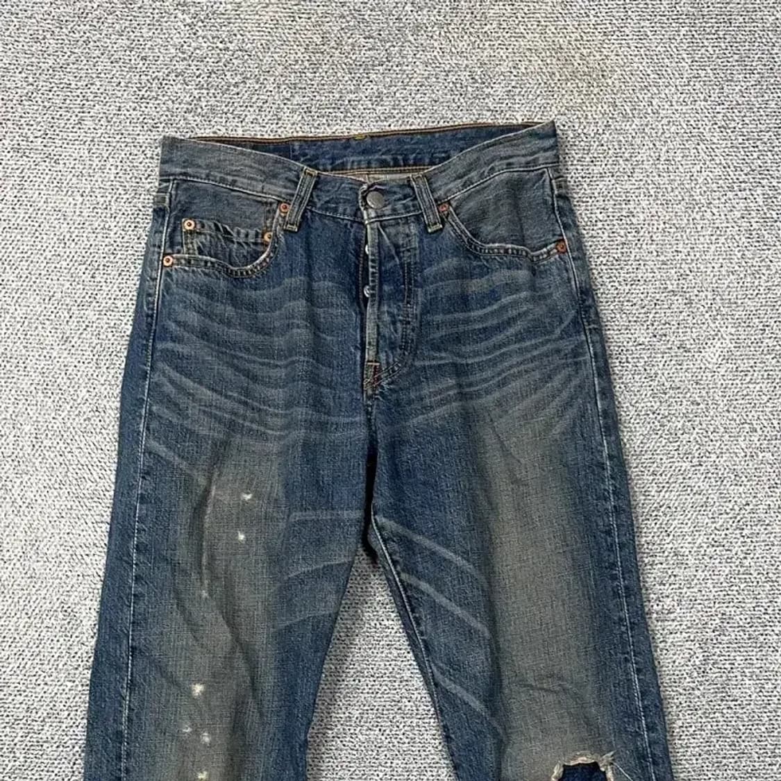 리바이스 501 일자핏 데님팬츠 72 84 상품이미지3