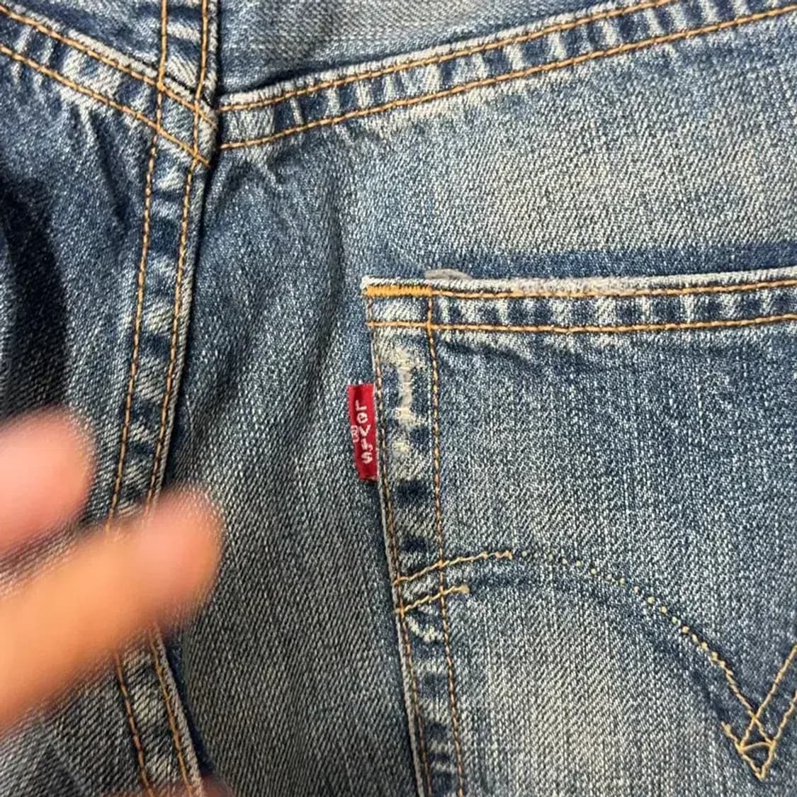 리바이스 501 일자핏 데님팬츠 72 84 상품이미지5