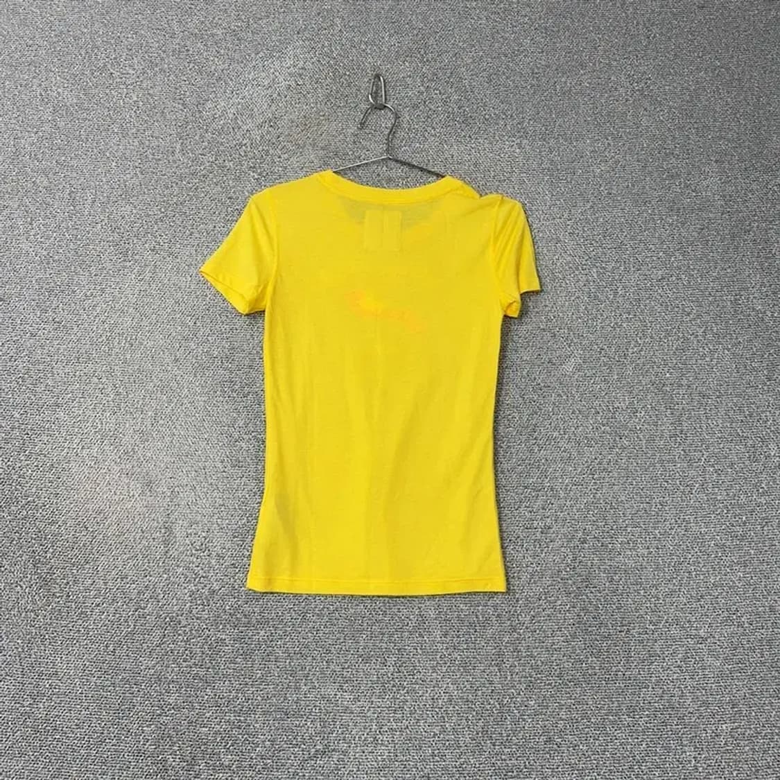 홀리스터 Y2K 옐로우 숏 반팔티 S 상품이미지2