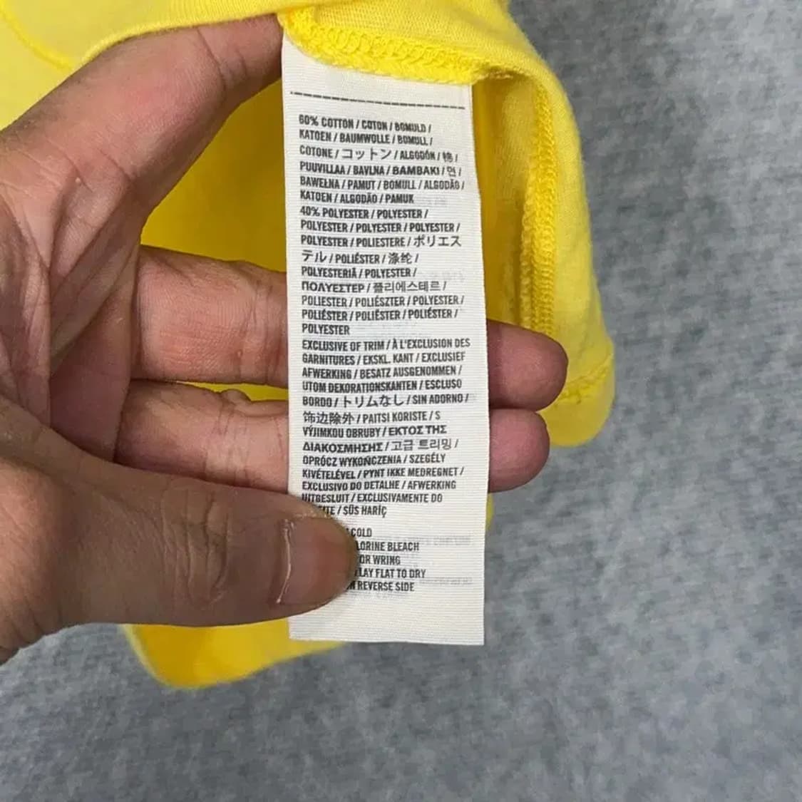 홀리스터 Y2K 옐로우 숏 반팔티 S 상품이미지7