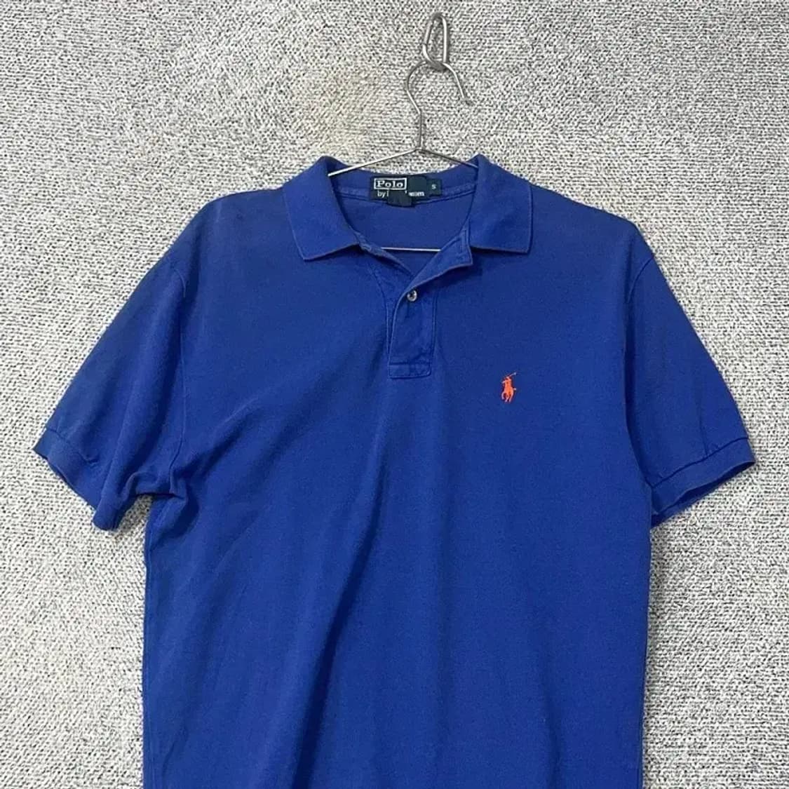 폴로 랄프로렌 블루 반팔 카라티 S 상품이미지3