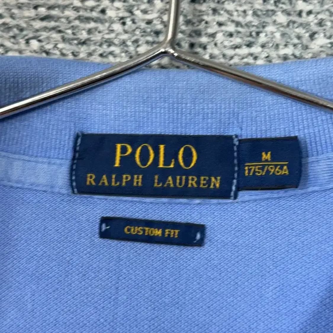 폴로 신형 커스텀핏 반팔 카라티 M 상품이미지4