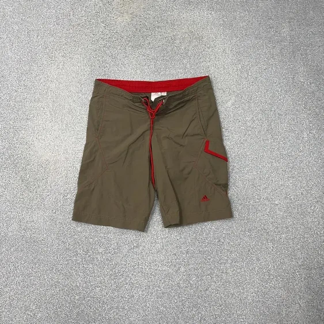 아디다스 브라운 빈티지 스티치 반바지 95 상품이미지1
