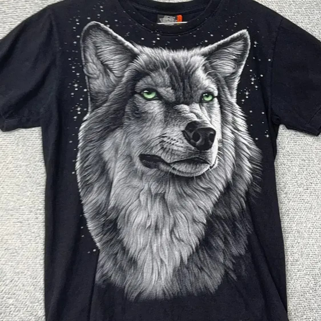 락이글 울프 프린팅 반팔티 M 상품이미지3