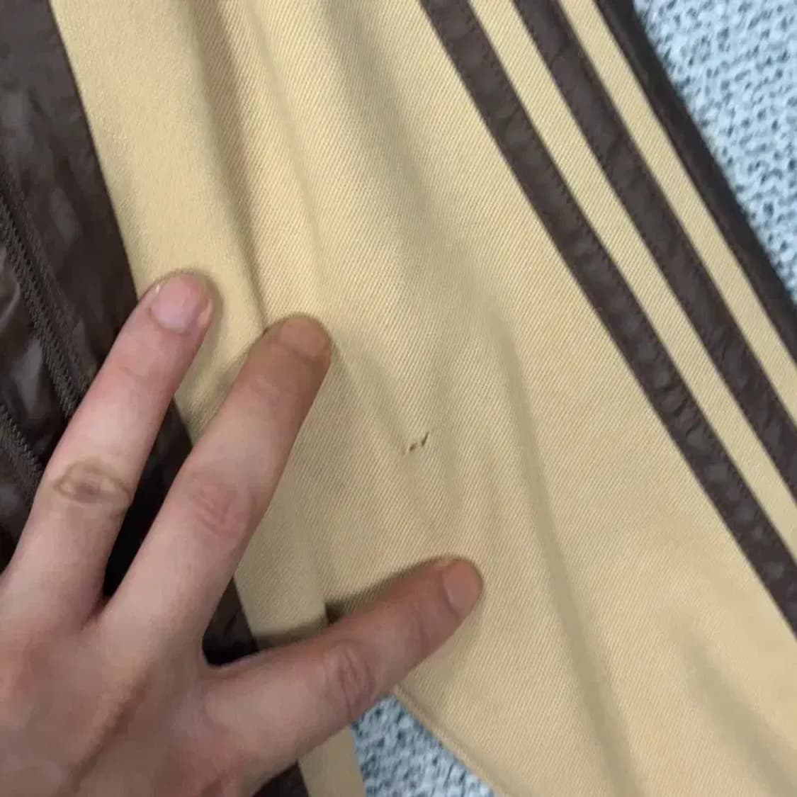 아디다스 베켄바우어 초코 브라운 베이지 트랙탑 져지 100 상품이미지4