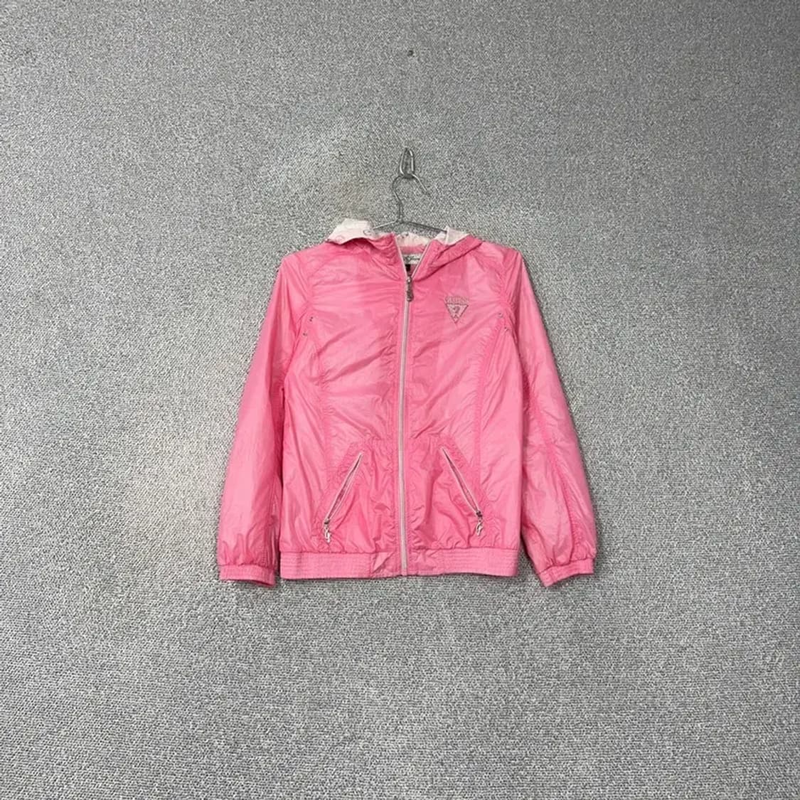 게스 진 핑크 바람막이 L 상품이미지1