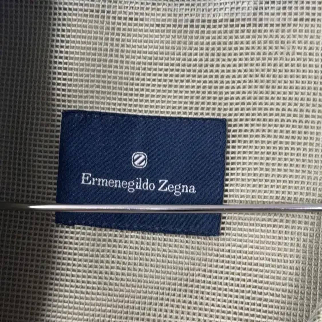 에르메네질도 제냐 베이지 나일론 바람막이 자켓 L 상품이미지4