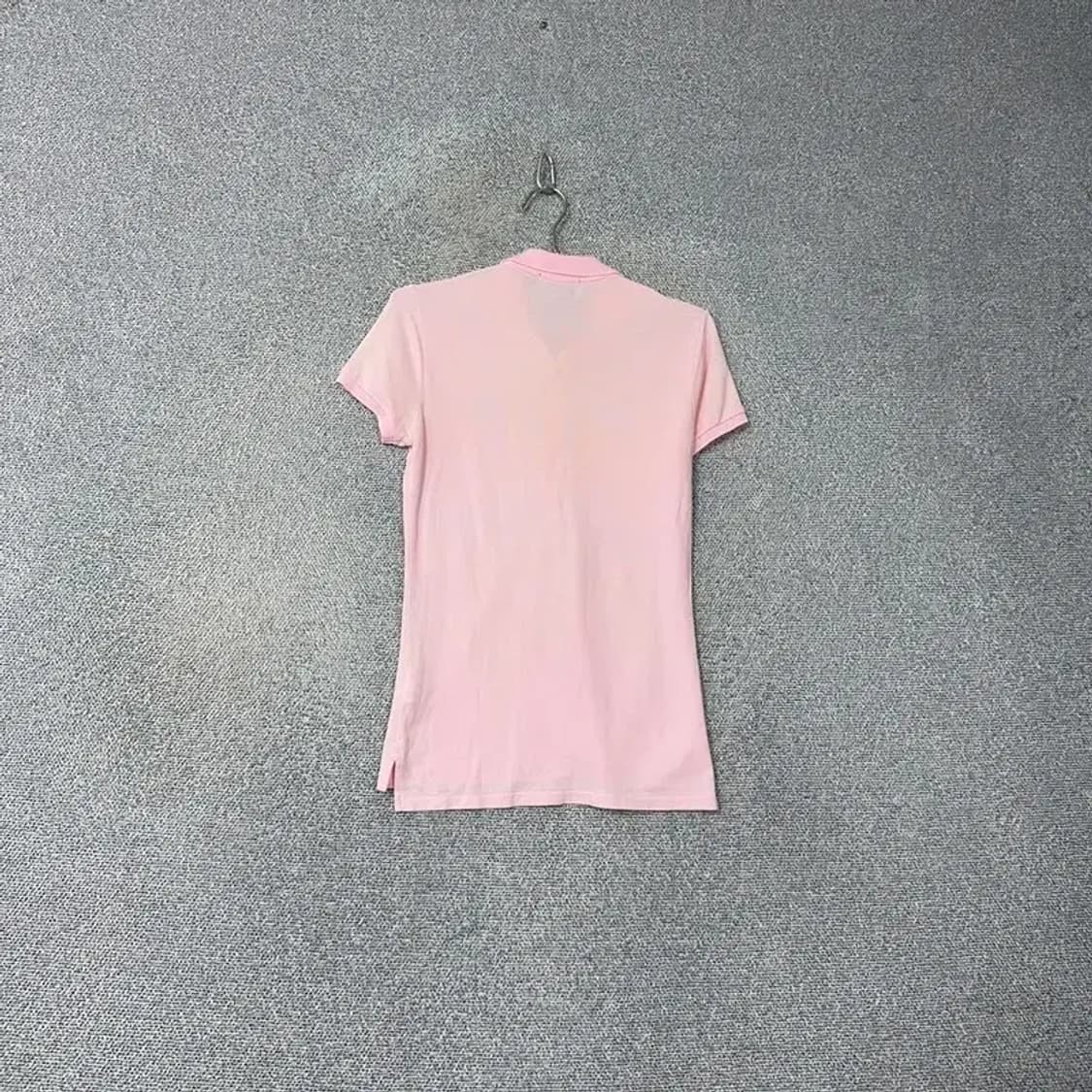 폴로 두산 여성 연핑크 반팔 카라티 S 상품이미지2