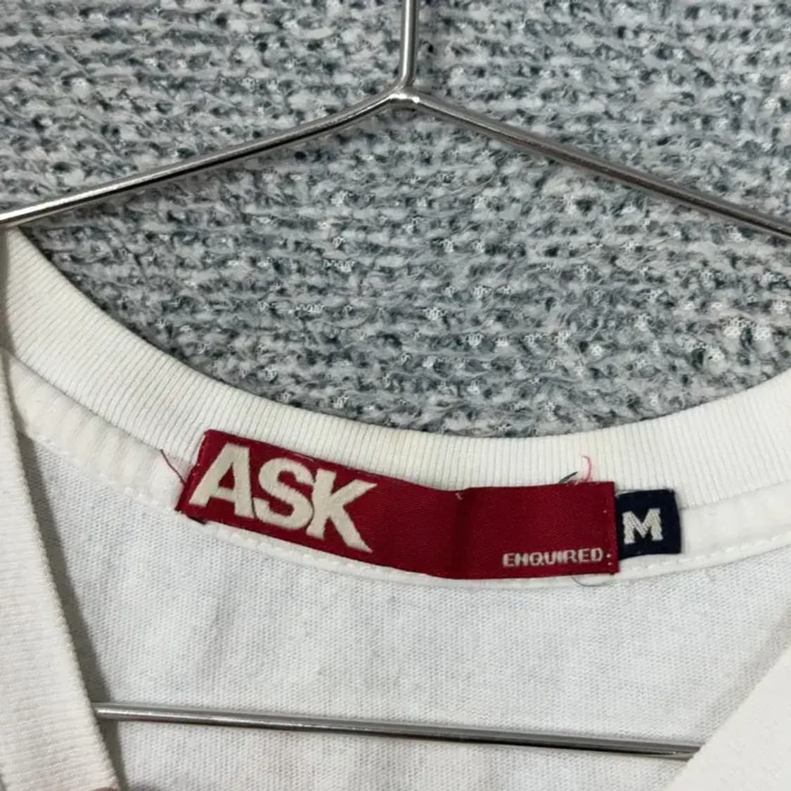 ASK 미키마우스 빈티지 프린팅 숏 반팔티 M 상품이미지6