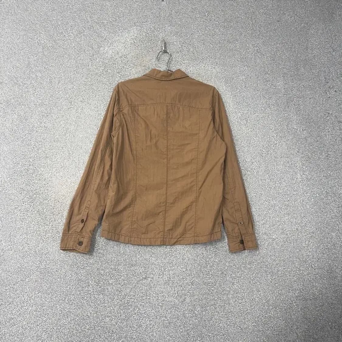버커루 스펠로고 카멜 투포켓 셔츠 자켓 L 상품이미지2