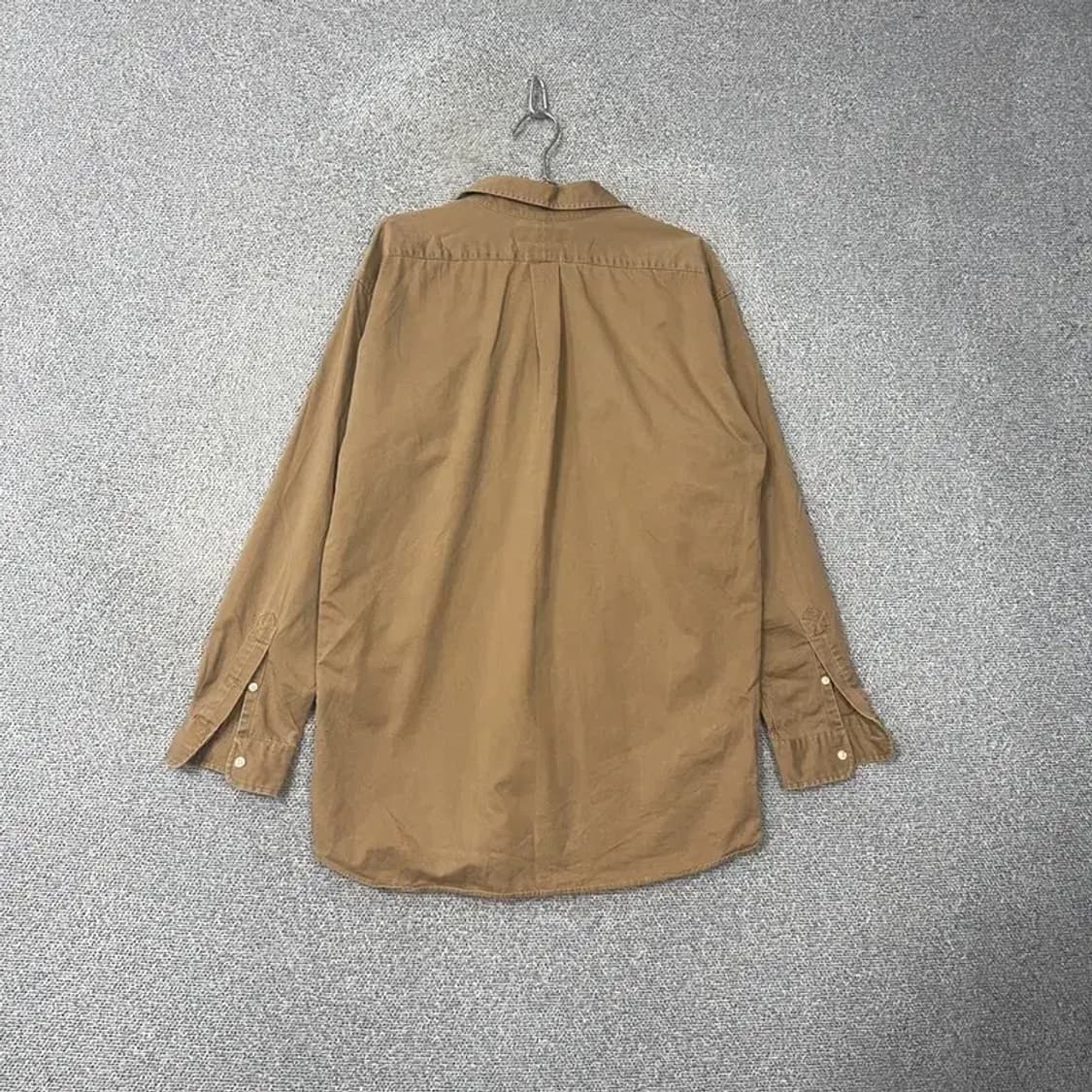 폴로 두산 블레이크핏 베이지 오버핏 셔츠 XL 상품이미지2