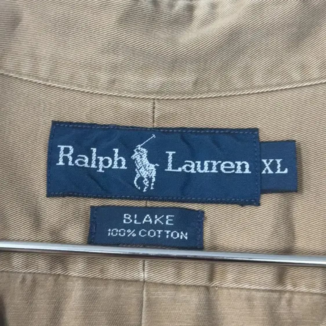 폴로 두산 블레이크핏 베이지 오버핏 셔츠 XL 상품이미지4