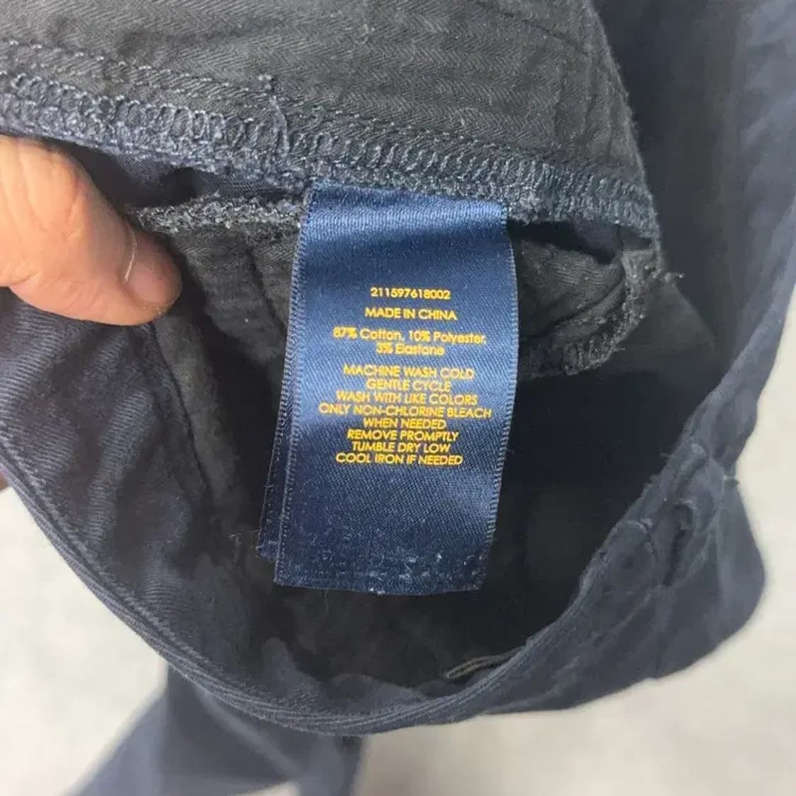 폴로 신형 네이비 스키니 치노팬츠 30 상품이미지7