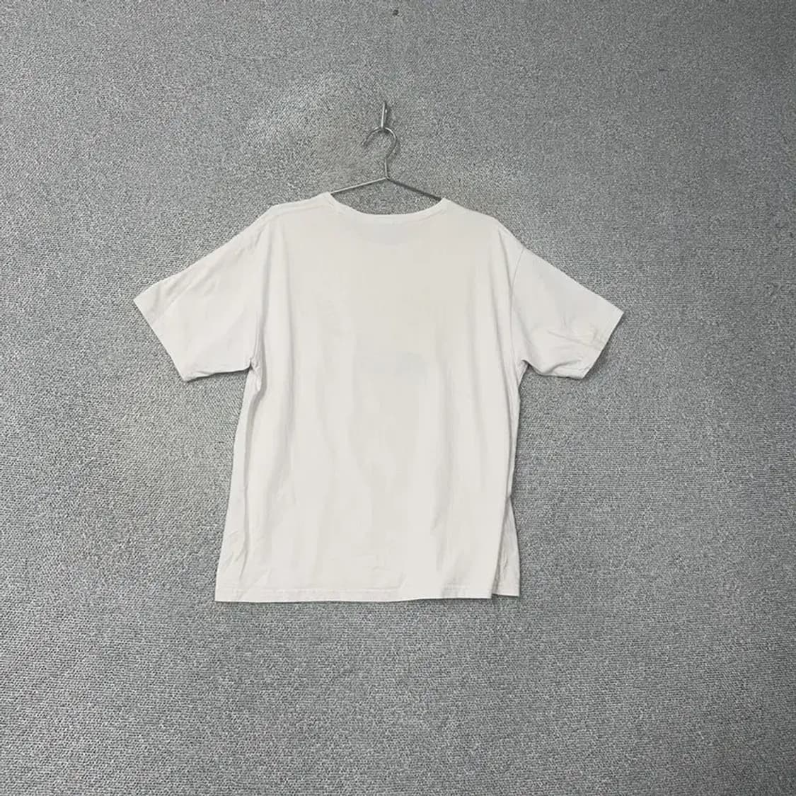 예일 캐주얼 로고 화이트 반팔티 L 상품이미지2