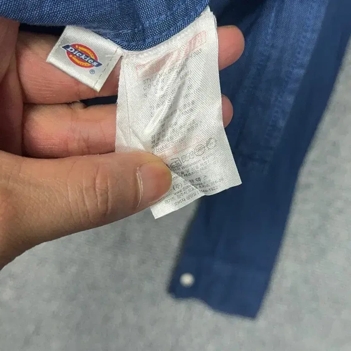 디키즈 데님컬러 셔츠 M 상품이미지5