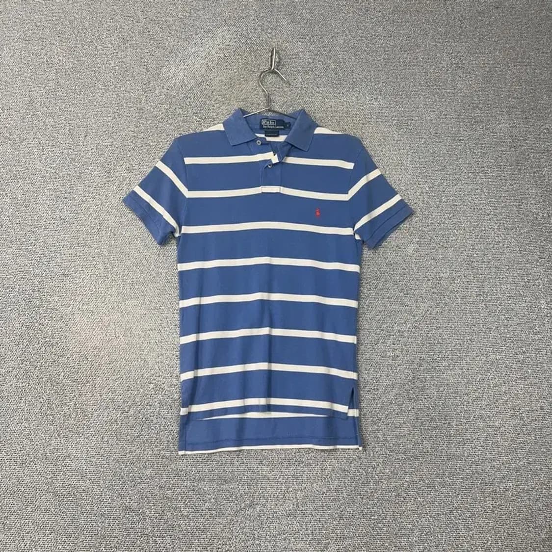 폴로 두산 스트라이프 반팔 카라티 S 상품이미지1
