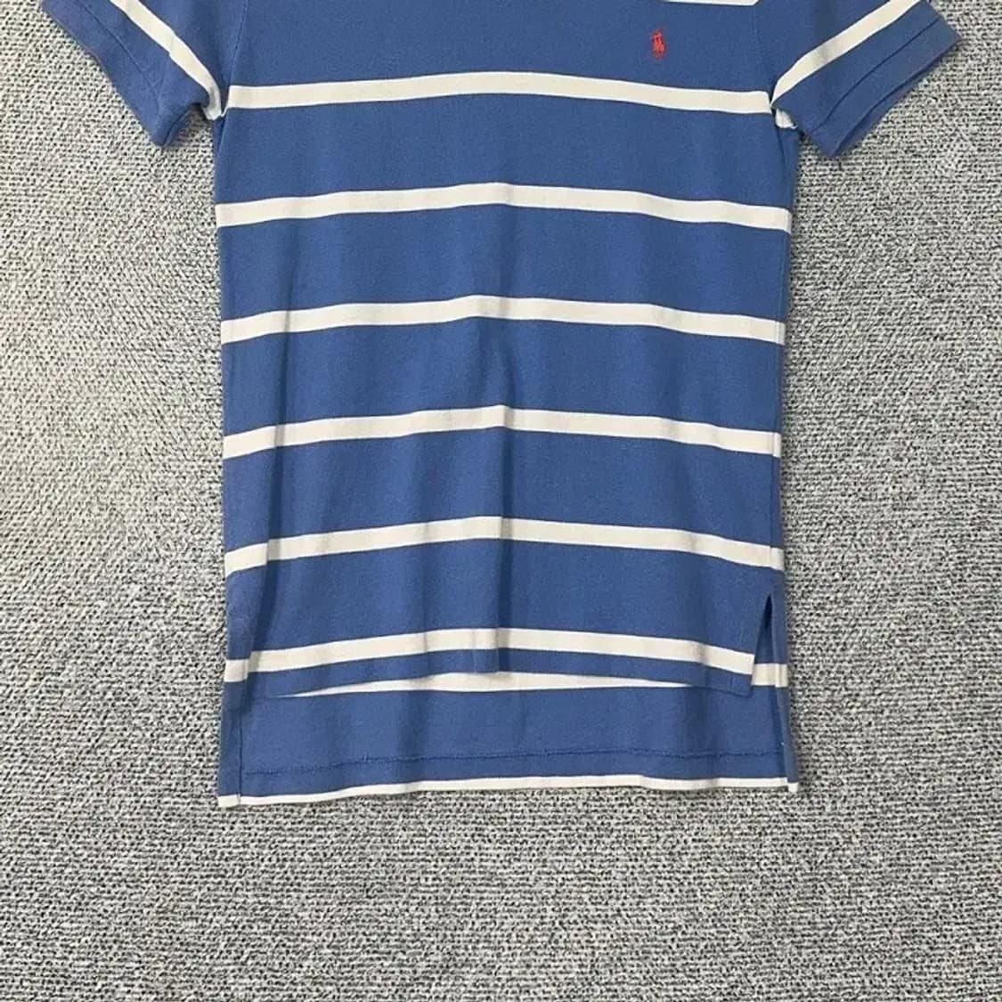 폴로 두산 스트라이프 반팔 카라티 S 상품이미지4