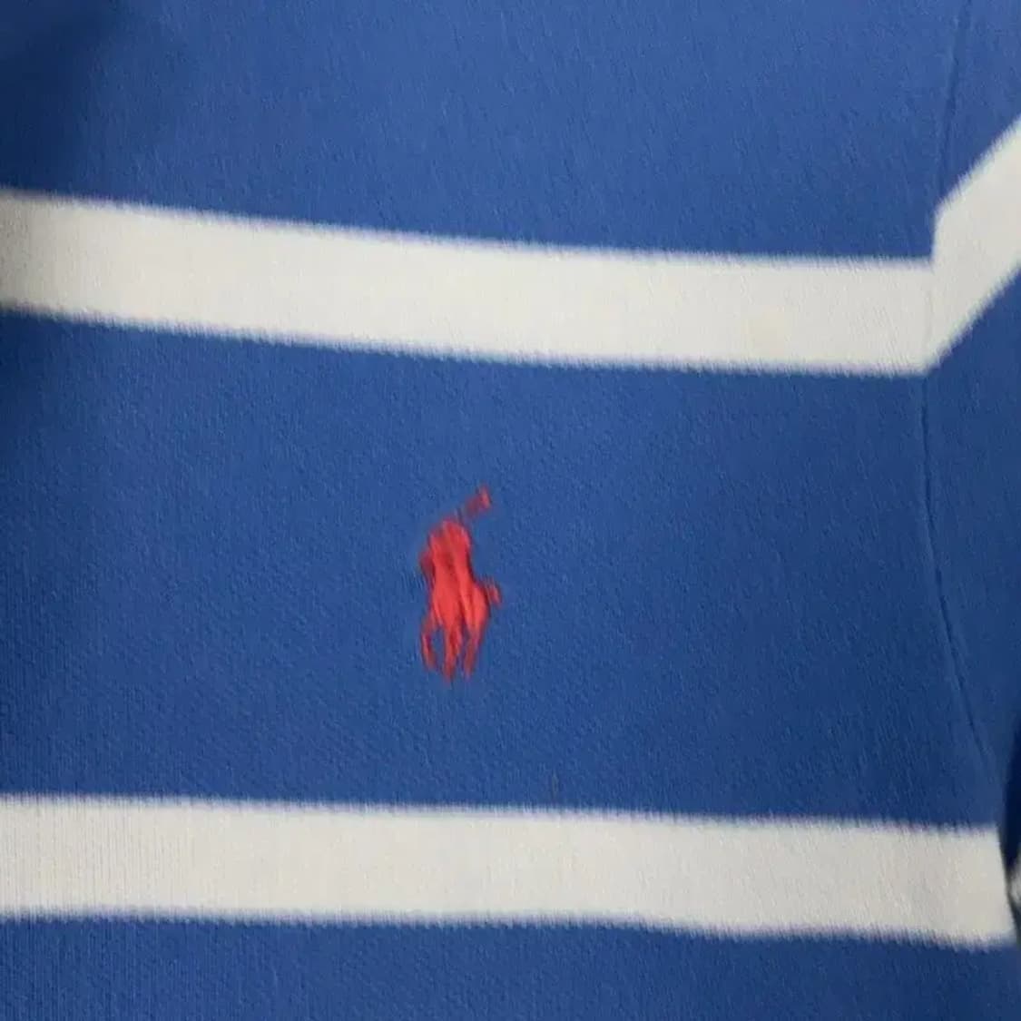 폴로 두산 스트라이프 반팔 카라티 S 상품이미지5