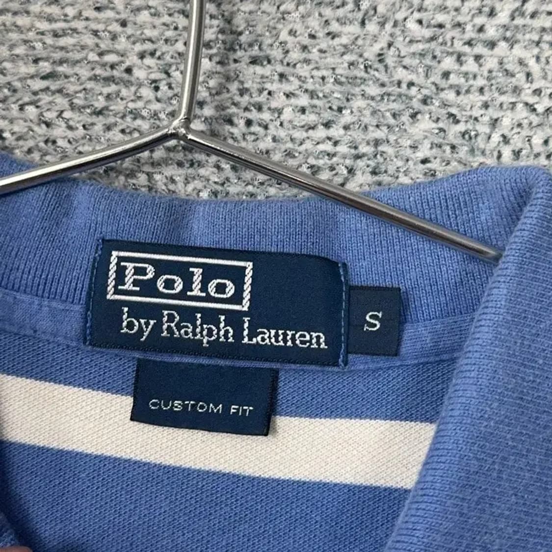 폴로 두산 스트라이프 반팔 카라티 S 상품이미지6