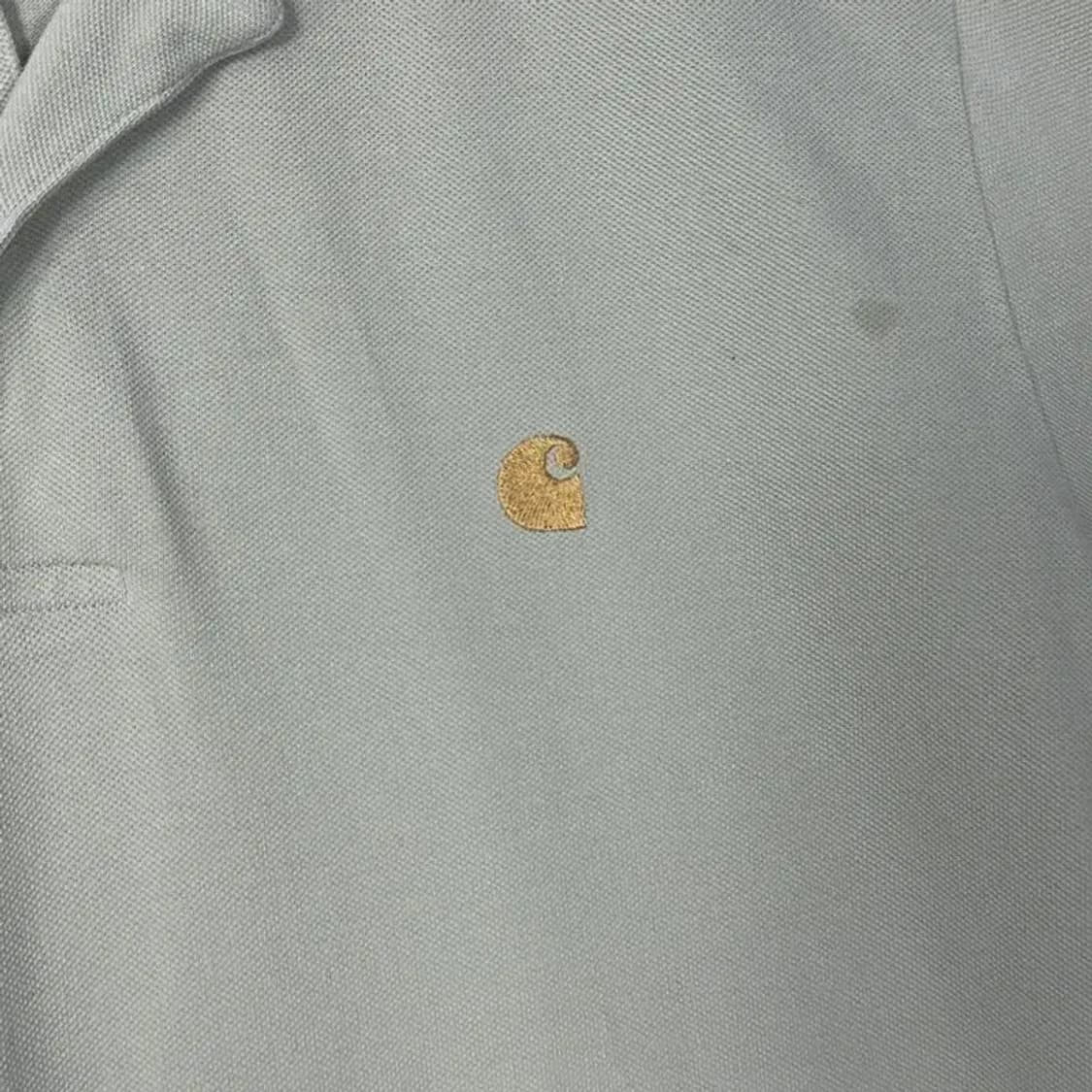 칼하트 로고 빈티지 반팔 카라티 M 상품이미지3