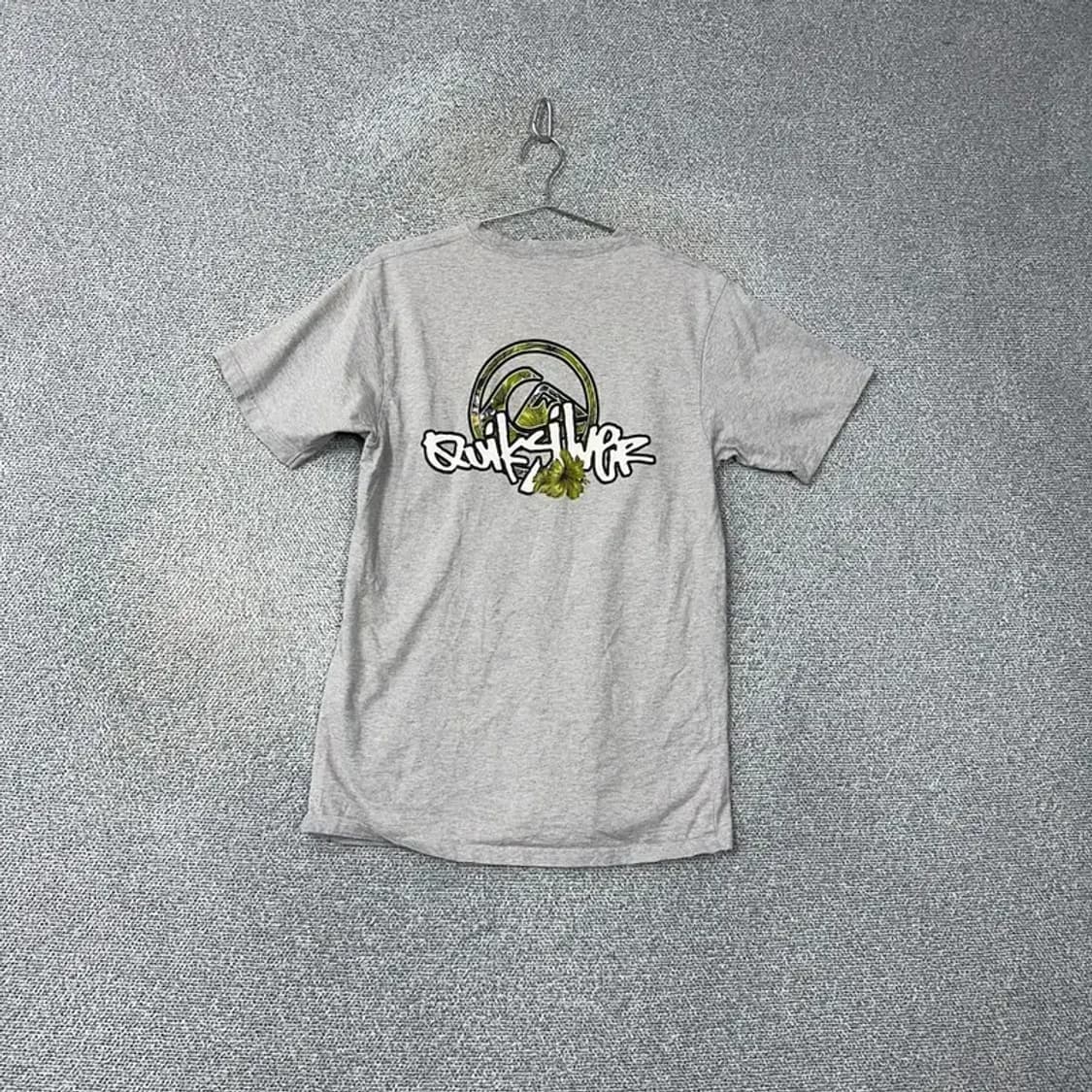 퀵실버 빈티지 백프린팅 반팔티 95 상품이미지1