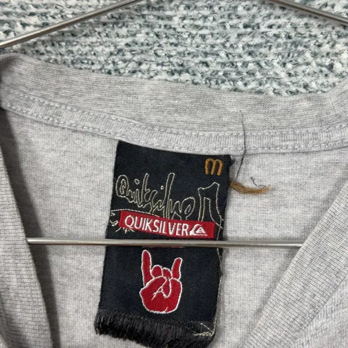 퀵실버 빈티지 백프린팅 반팔티 95 상품이미지6