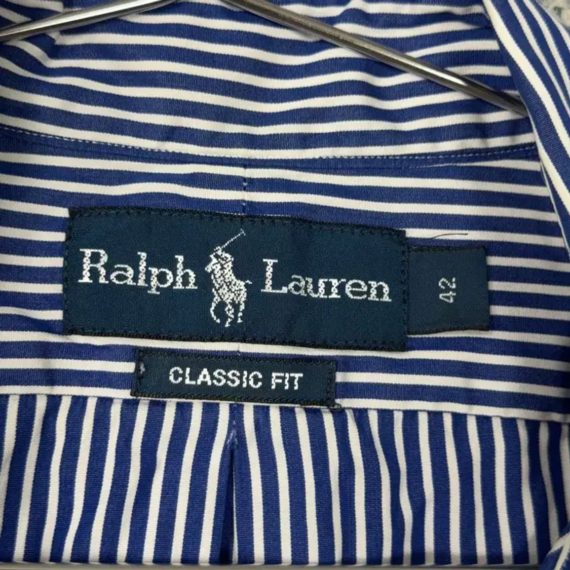 폴로 두산 스트라이프 반팔 셔츠 110 상품이미지4