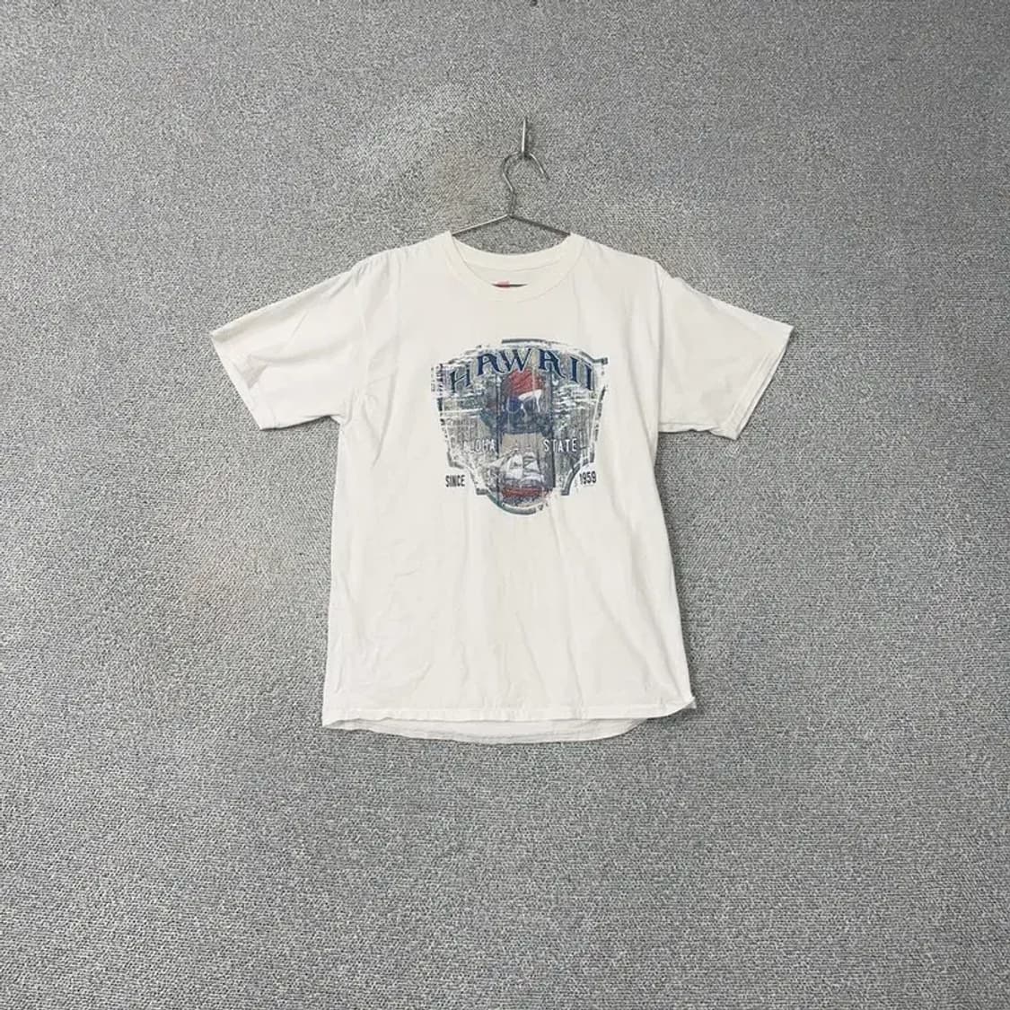 하네스 빈티지 프린팅 반팔티 M 상품이미지1