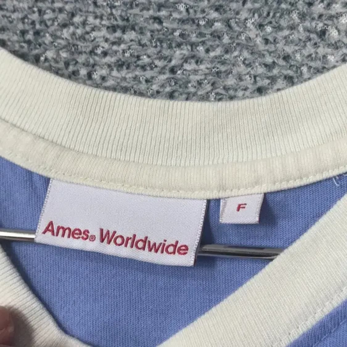 아메스 월드와이드 스포티 크롭 반팔티 F 상품이미지4