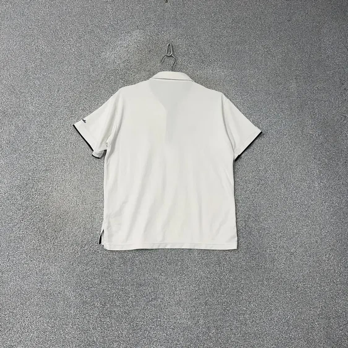 미즈노 프린팅 화이트 반팔 카라티 M 상품이미지2