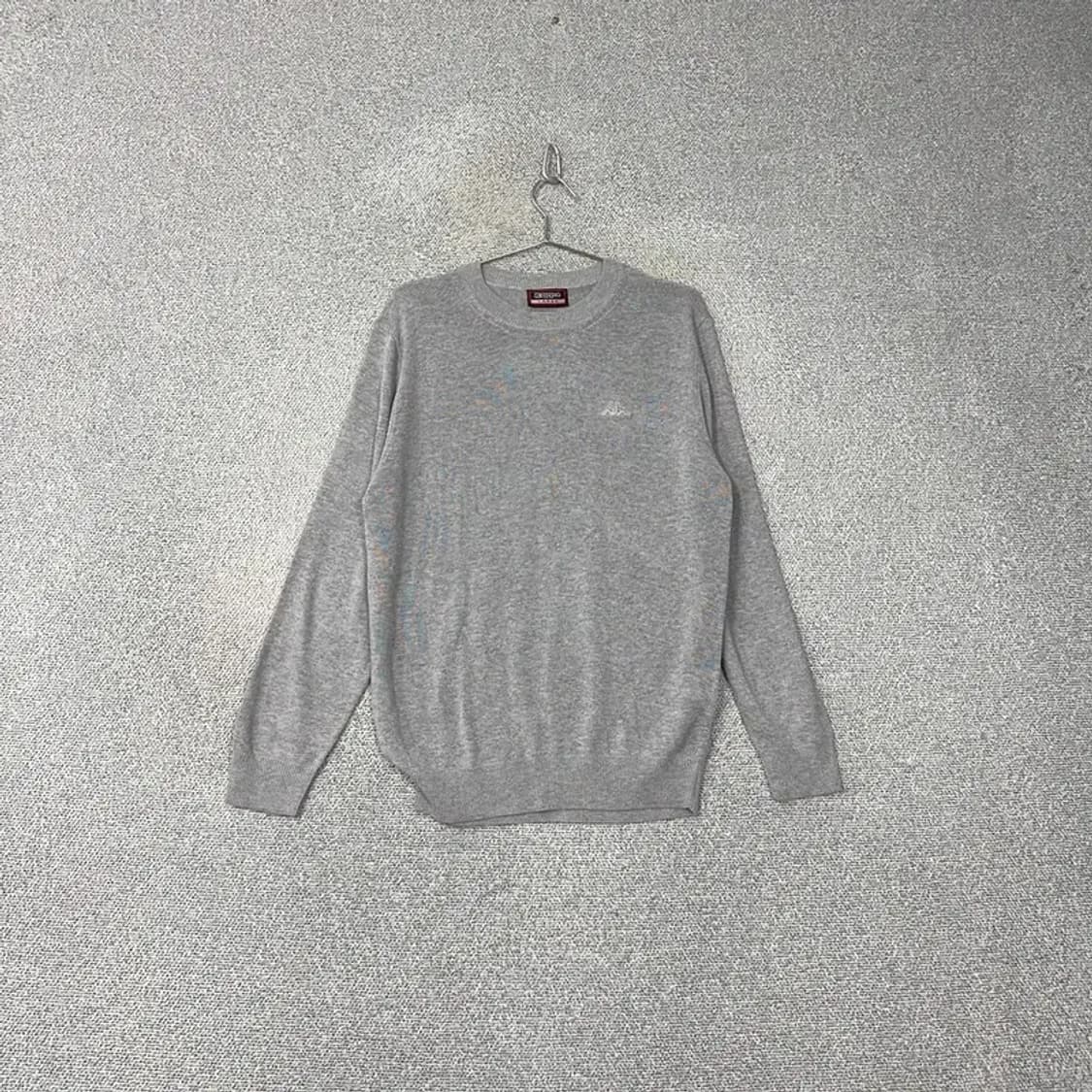 카파 빈티지 로고 그레이 니트 L 상품이미지1