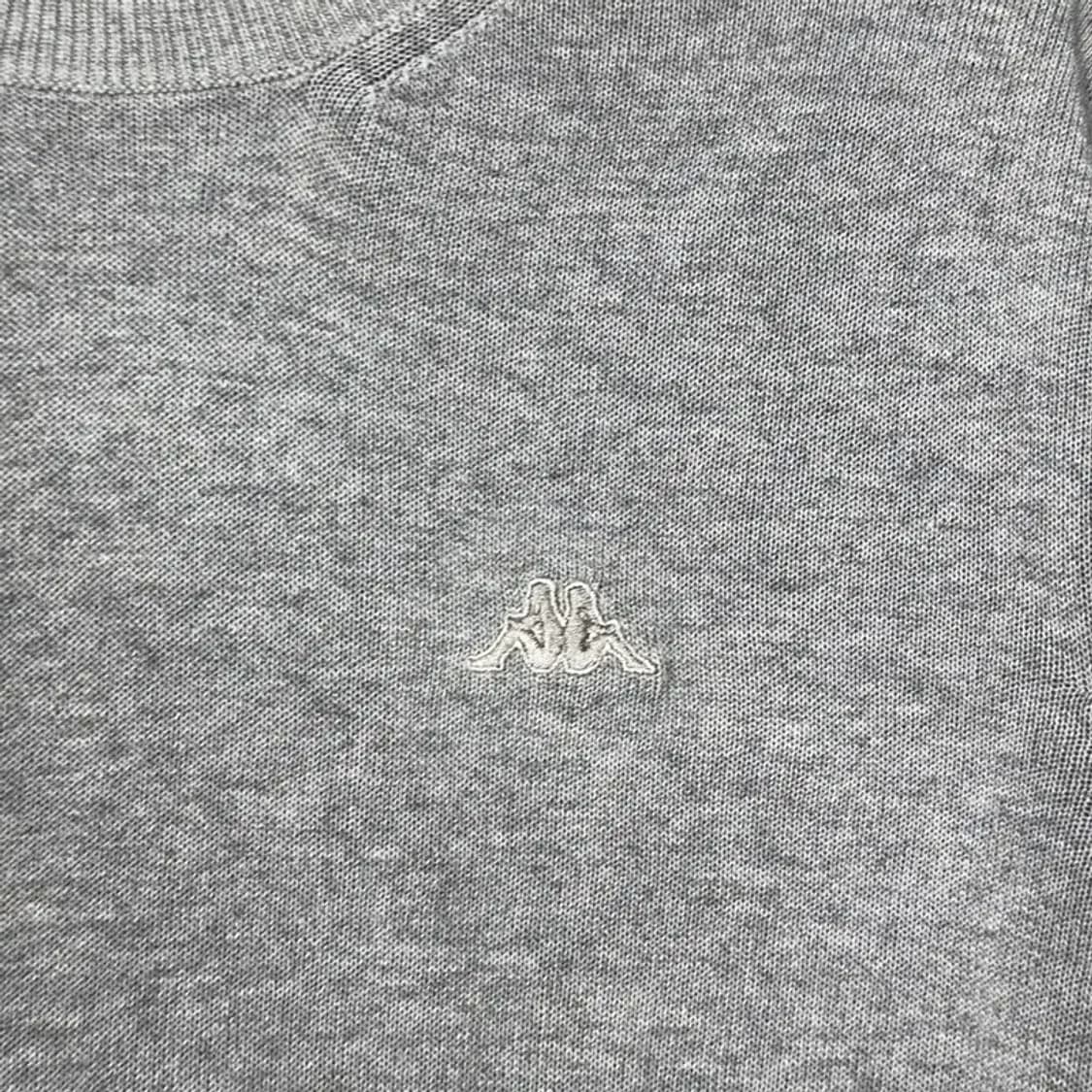 카파 빈티지 로고 그레이 니트 L 상품이미지3