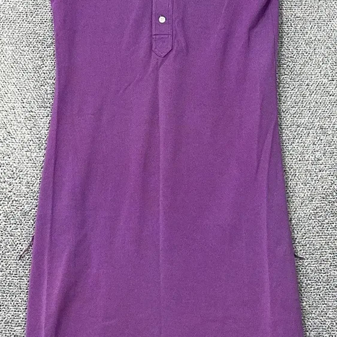 폴로 랄프로렌 퍼플 반팔 카라 원피스 S 상품이미지4