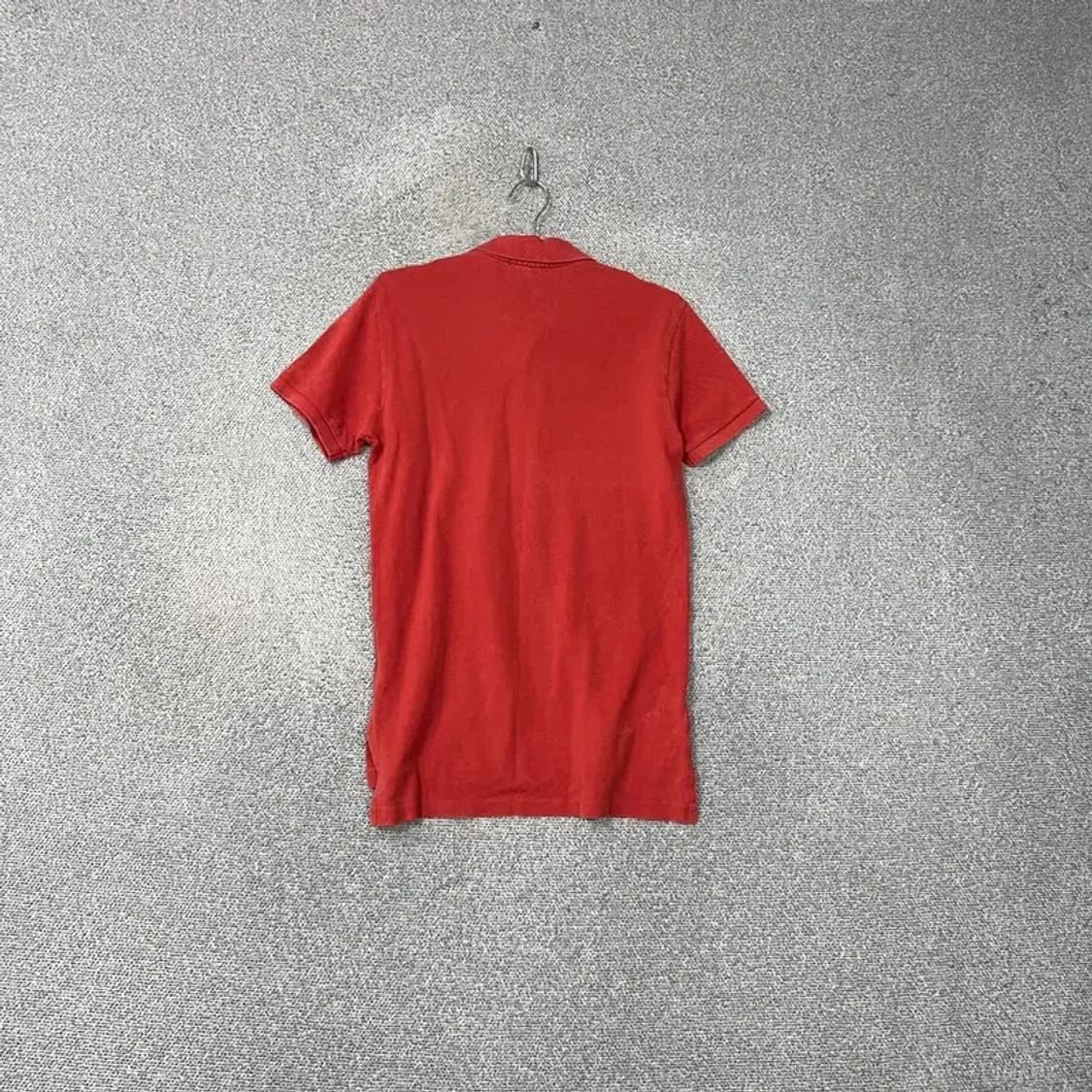 폴로 커스텀핏 레드 반팔 카라티 M 상품이미지2