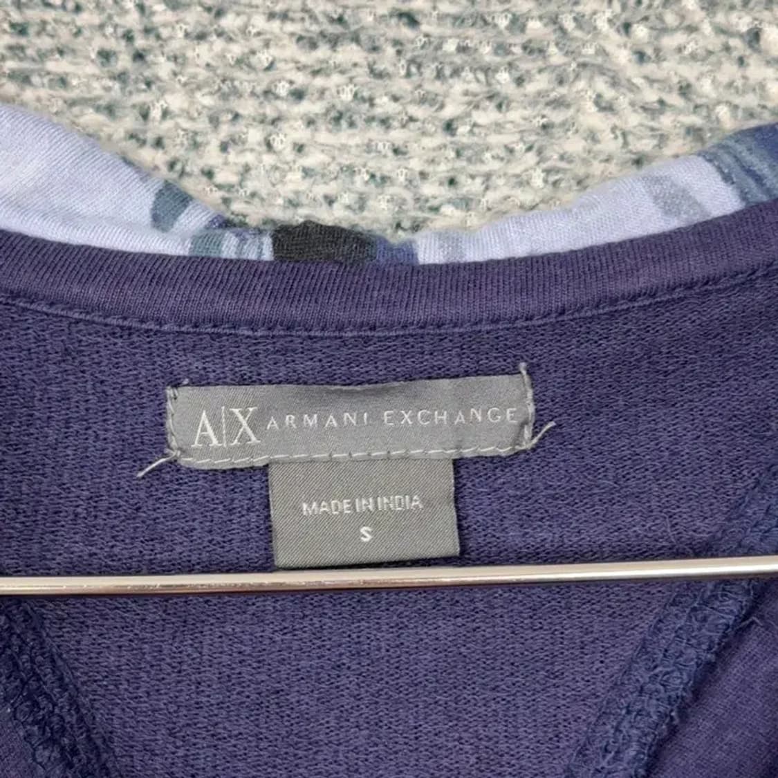 알마니 익스체인지 Y2K 집업 후드 원피스 XS 상품이미지5