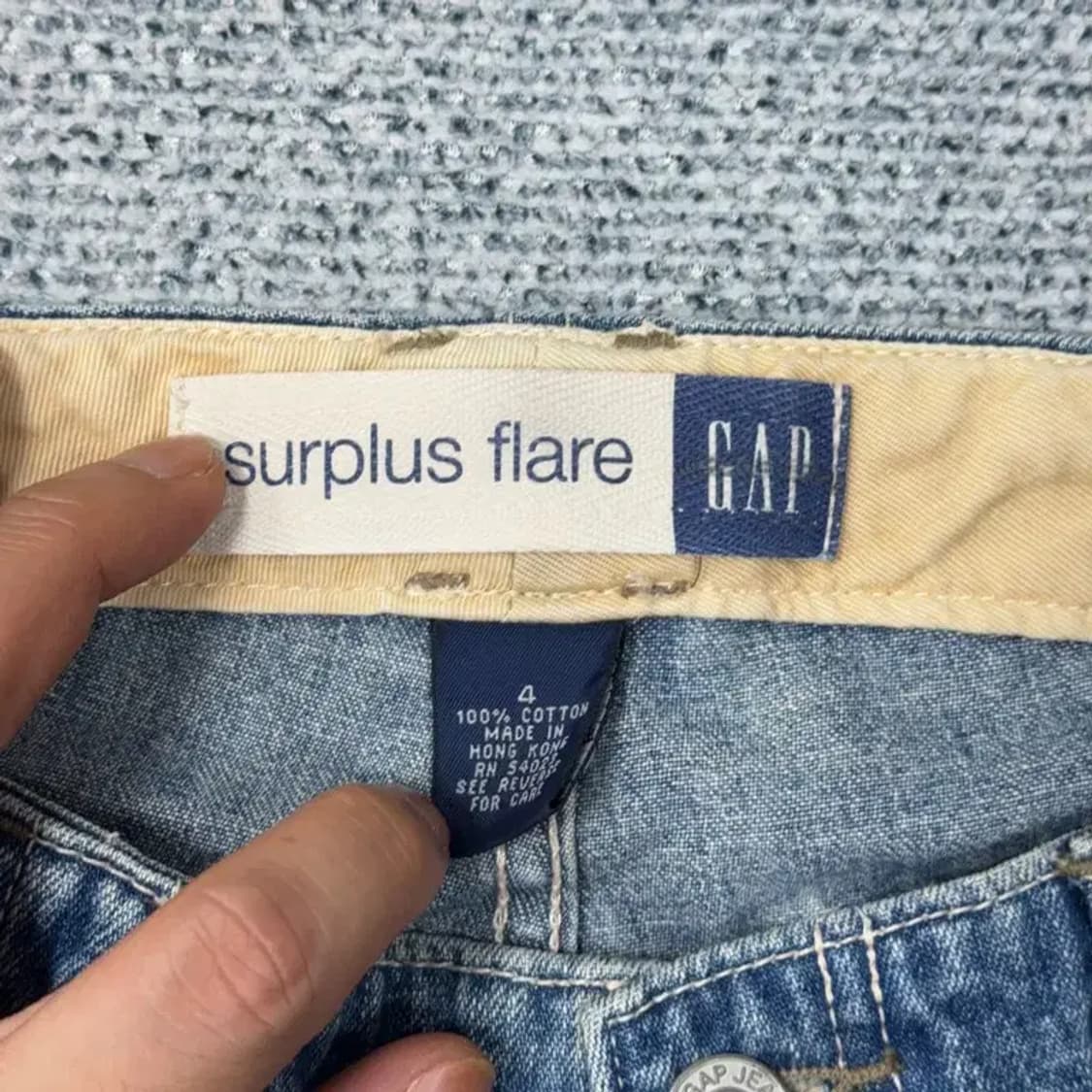 갭 여성 빈티지 데님 팬츠 US4 상품이미지5