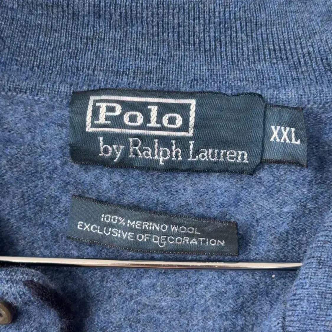 폴로 두산 메리노울 카라 니트 XXL 상품이미지4