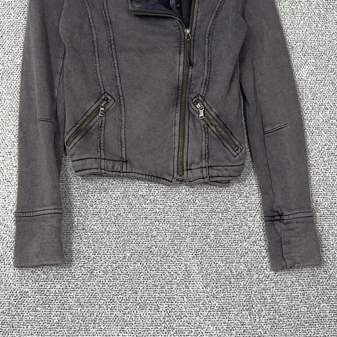 디젤 Y2K 빈티지 워싱 코튼 라이더 자켓 XXS 상품이미지4