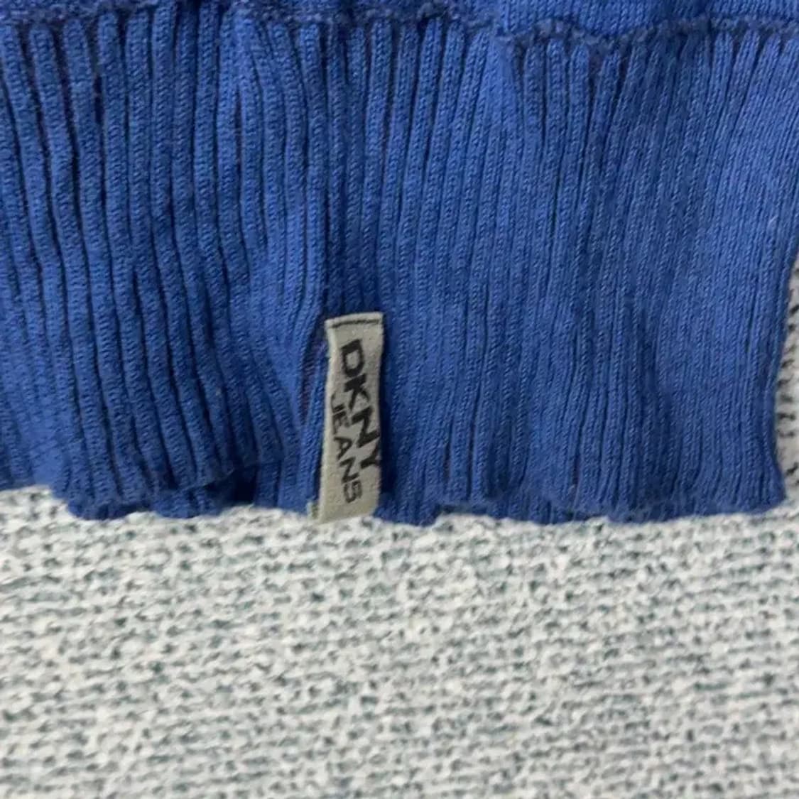 DKNY 네이비 빈티지 코튼 니트 S 상품이미지5