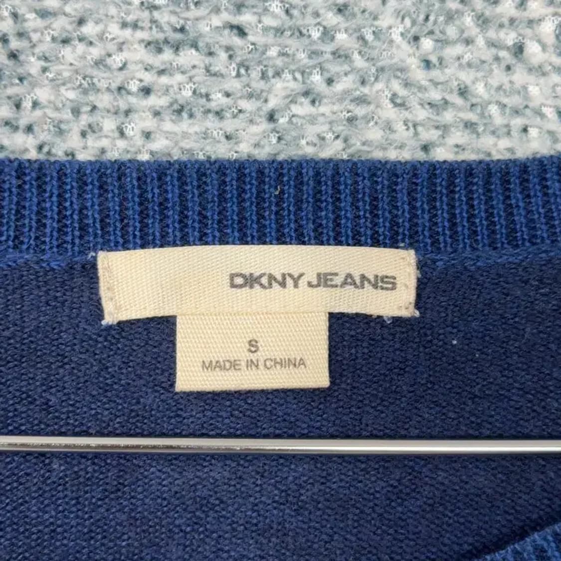 DKNY 네이비 빈티지 코튼 니트 S 상품이미지6