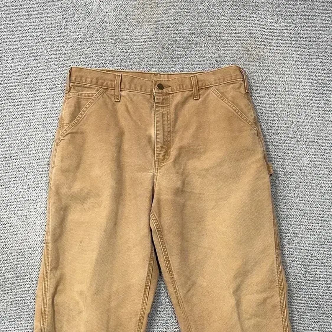 칼하트 된장 백로고 워크 데님팬츠 34 34 상품이미지3