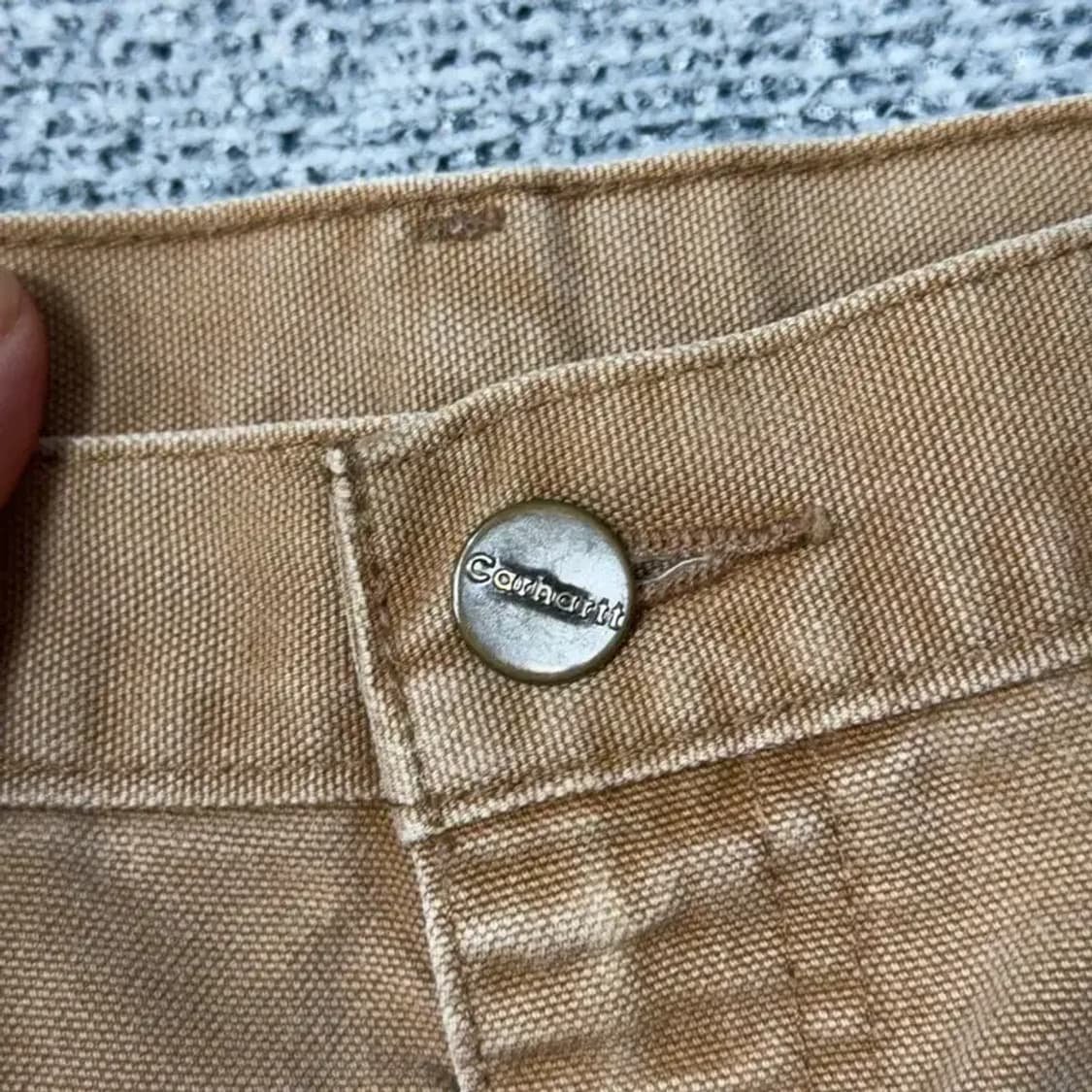 칼하트 된장 백로고 워크 데님팬츠 34 34 상품이미지5