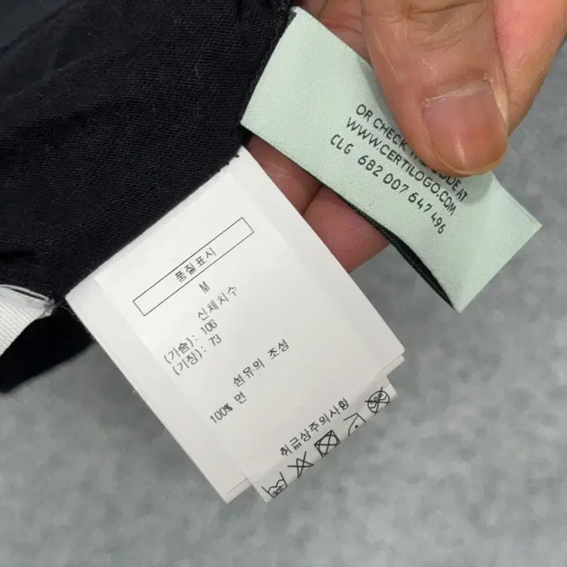 오프화이트 카라바조 프린팅 반팔티 M 상품이미지6