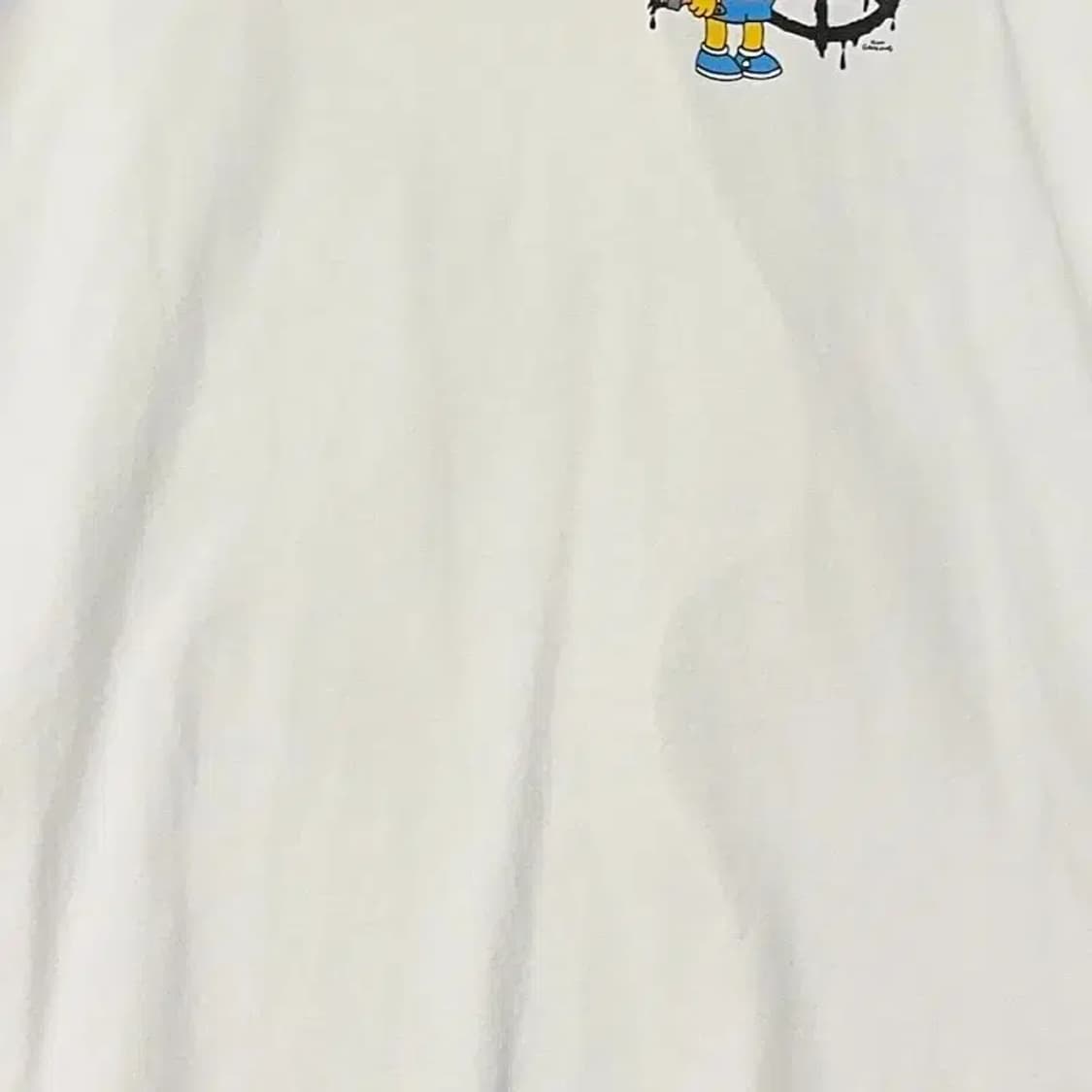 오프화이트 심슨 오버핏 반팔티 XXS 상품이미지5