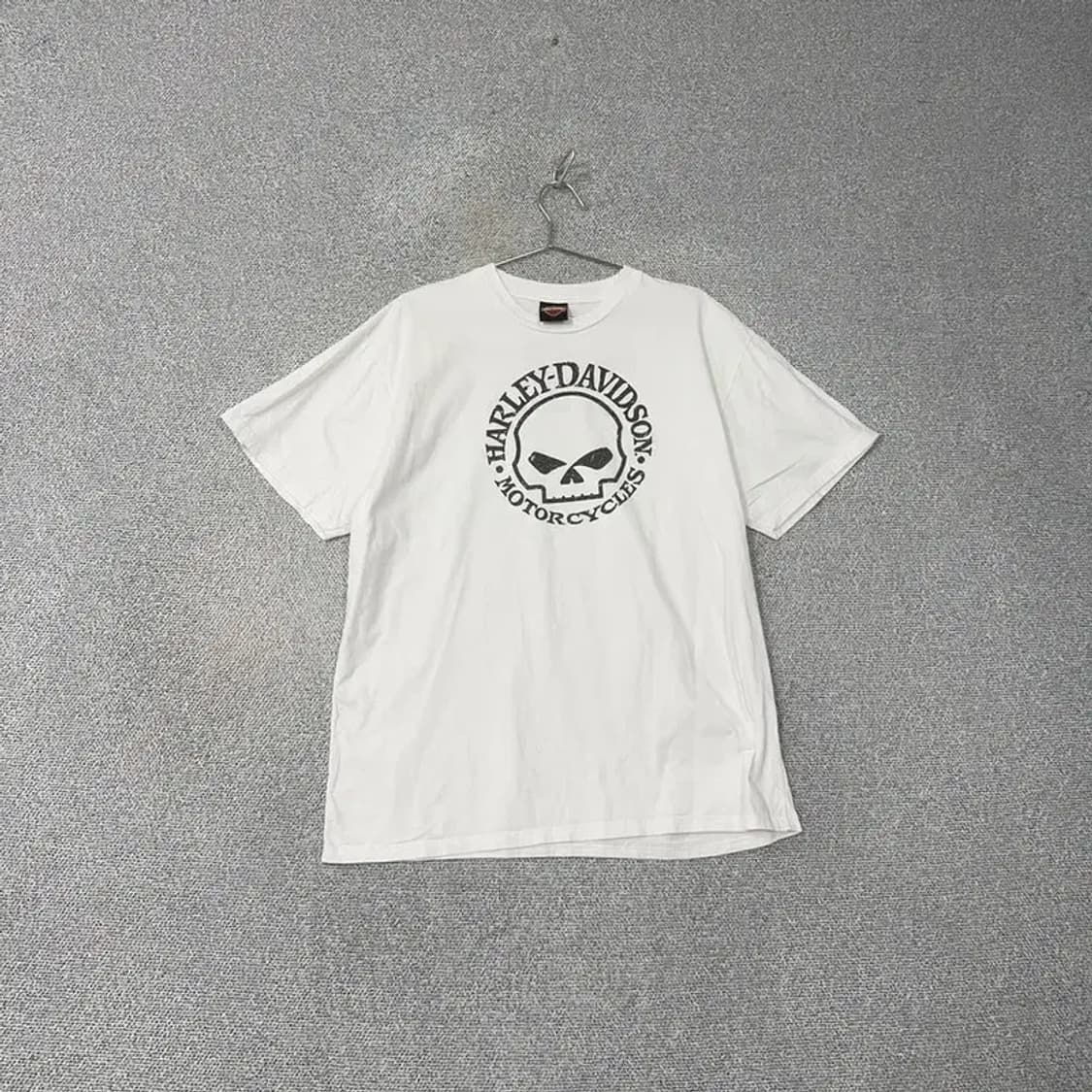 할리데이비슨 스컬프린팅 반팔티 XL 상품이미지1