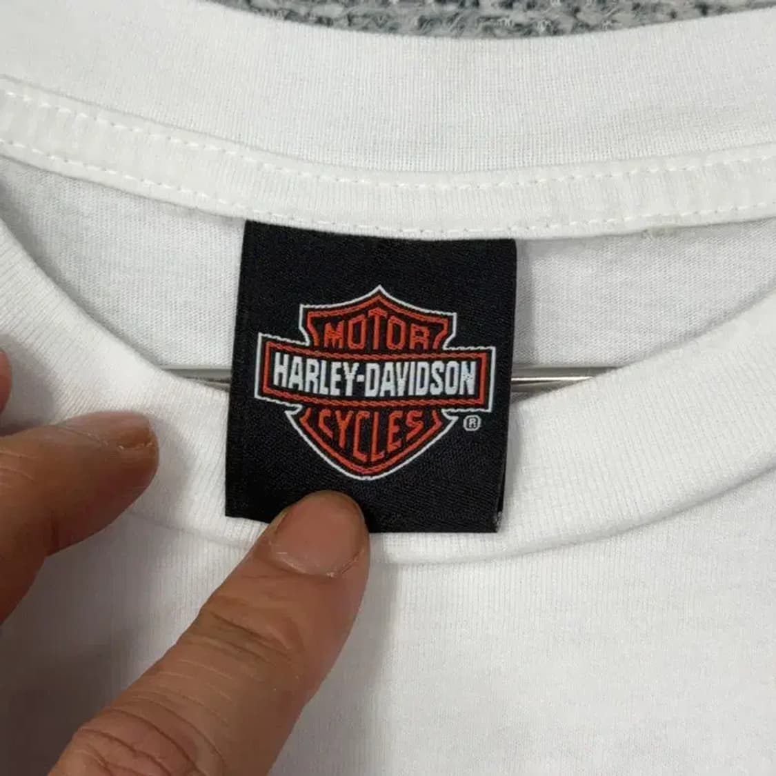 할리데이비슨 스컬프린팅 반팔티 XL 상품이미지5