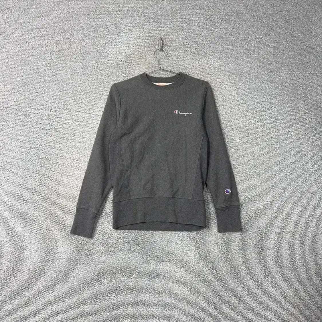 챔피온 리버스위브 그레이 맨투맨 XS 상품이미지1